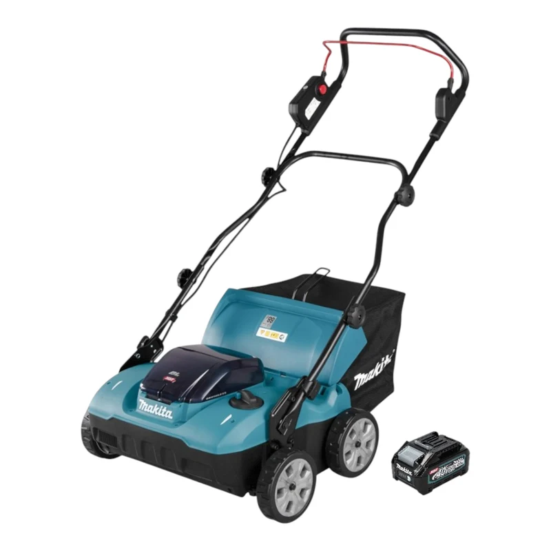 Makita UV 001 GM1 Akku Vertikutierer 40 V max. XGT 38 cm 50 l Brushless + 1x Akku 4,0 Ah - ohne Ladegerät