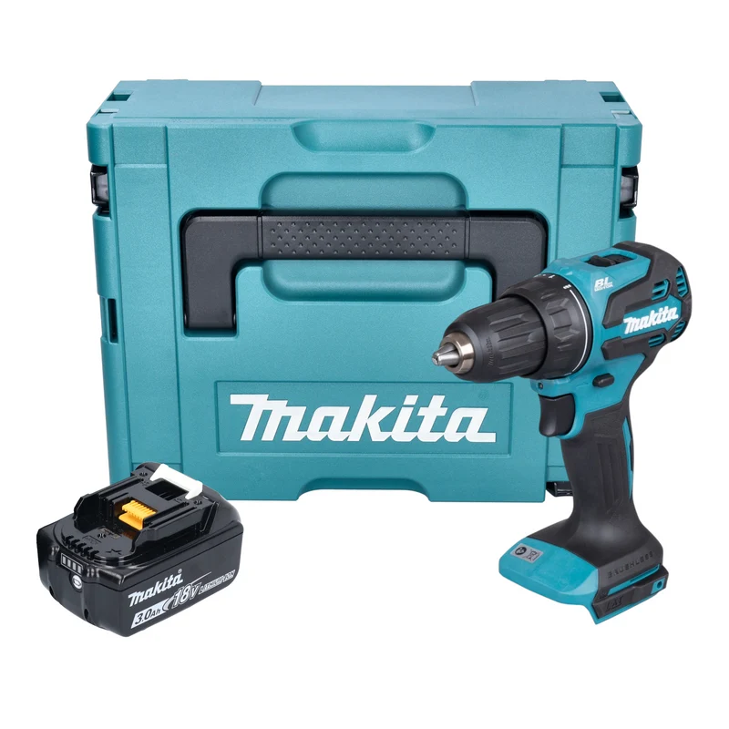 Makita DDF 490 F1J Akku Bohrschrauber 18 V 65 Nm 1/2" Brushless + 1x Akku 3,0 Ah + Makpac - ohne Ladegerät