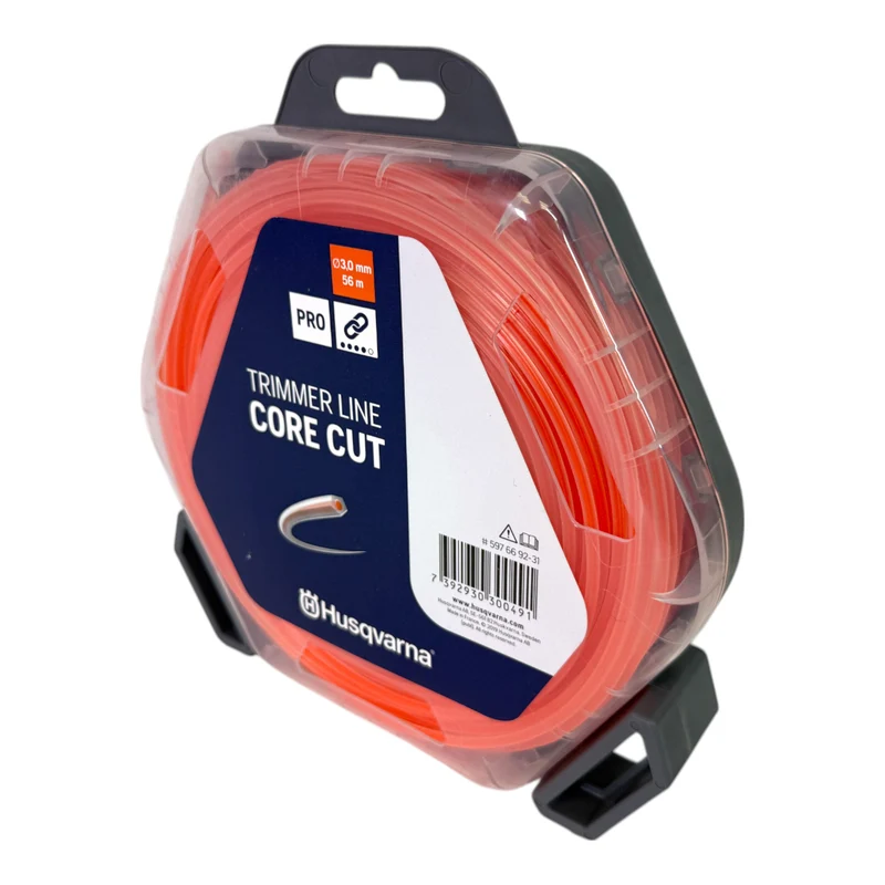 Husqvarna Core-Cut Trimmerfaden Ø 3,0 mm x 56 m Länge Orange ( 597669231 )