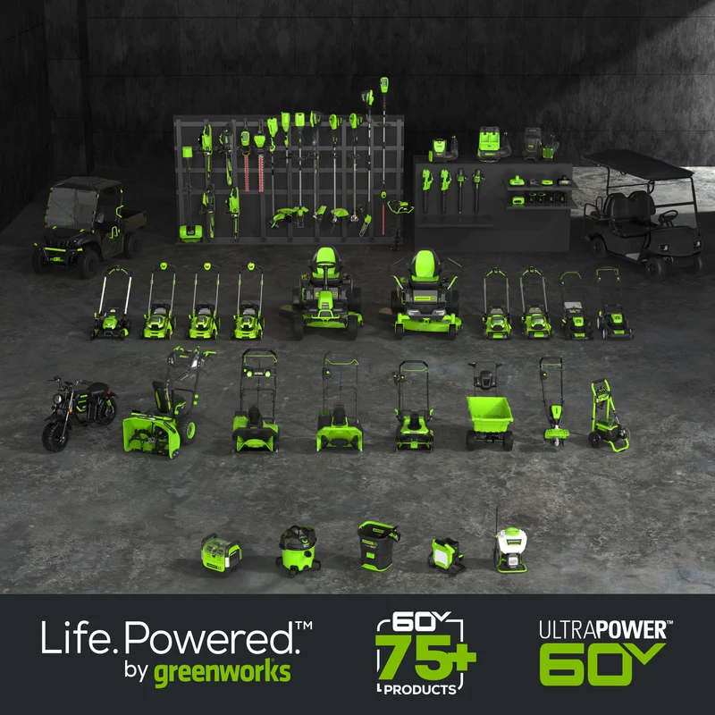 60V 16" 1.5kW Cordless Battery Chainsaw: 2.5 Ah Battery and 3A Charger