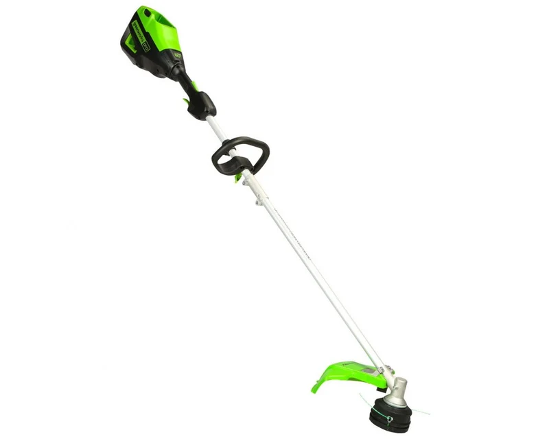 60V 16" Cordless Battery String Trimmer (Attachment Capable) and 5 Pcs Attachments Combo Kit: 4.0 Ah Battery and Charger
