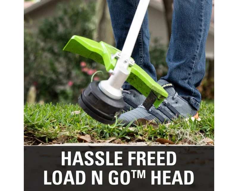 60V 16" Cordless Battery String Trimmer (Attachment Capable) and 8" Edger Attachment Combo Kit: 4.0 Ah Battery and Charger