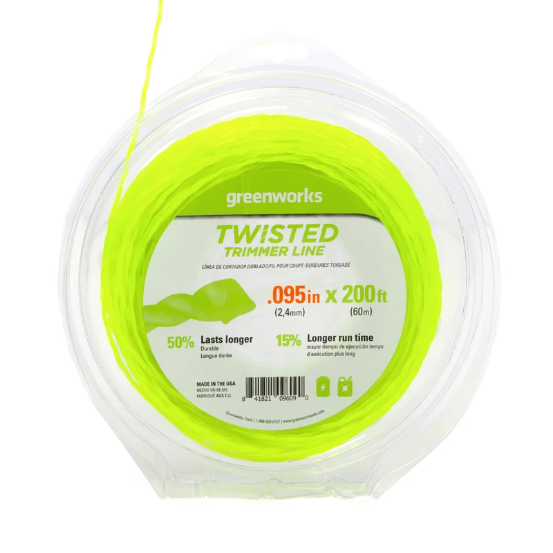 .095" Ultra Twisted String Trimmer Line (200-Feet)