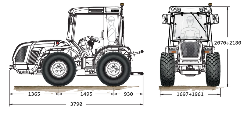 Ferrari Mizar Vega 85 MT AI-Tractor