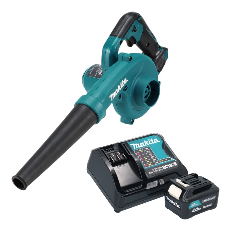 Makita UB 100 DSM1 Akku Gebläse 12 V max. + 1x Akku 4,0 Ah + Ladegerät