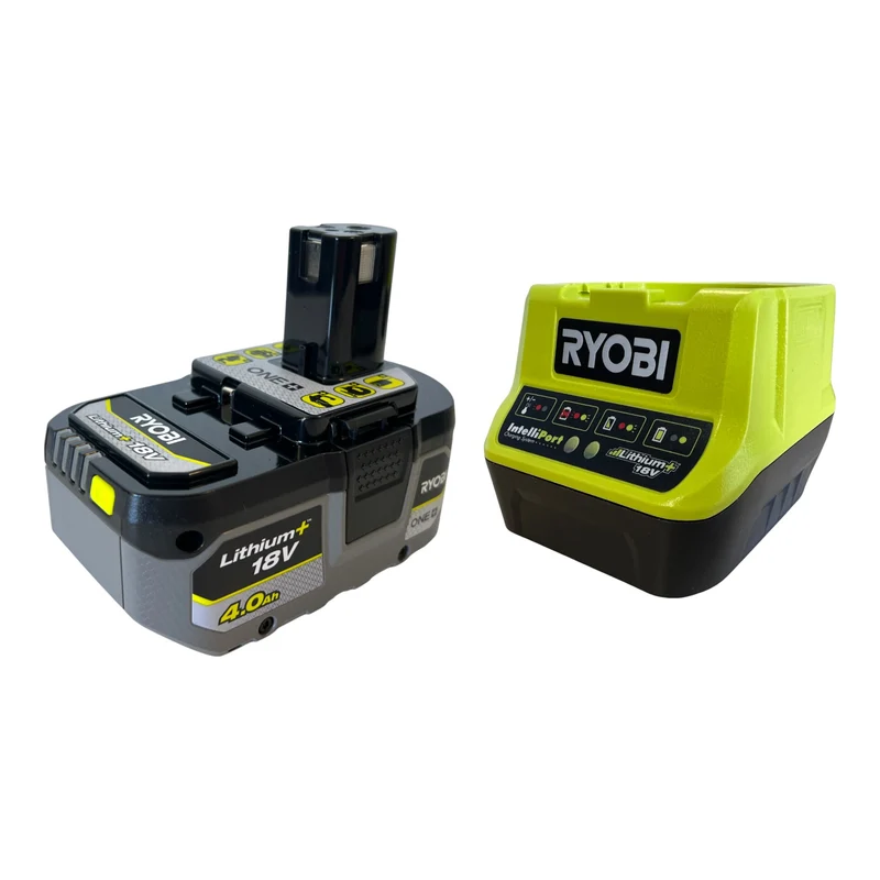 RYOBI R18AG-0 Akku Winkelschleifer 18 V ONE+ 115 mm + 1x Akku 4,0 Ah + Ladegerät
