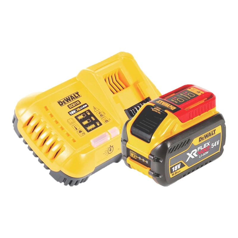DeWalt DCMCS 574 X1 Akku Kettensäge 54 V FlexVolt 45 cm Brushless + 1x Akku 9,0 Ah + Ladegerät