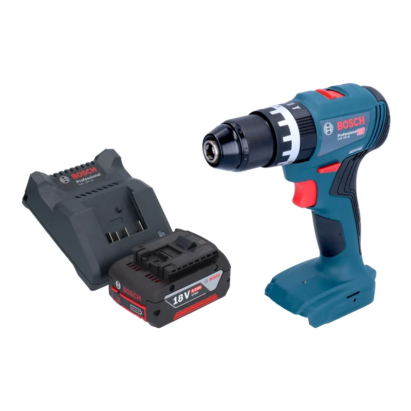 Bosch GSB 18V-45 Professional Akku Schlagbohrschrauber 18 V 45 Nm Brushless + 1x Akku 4,0 Ah + Ladegerät