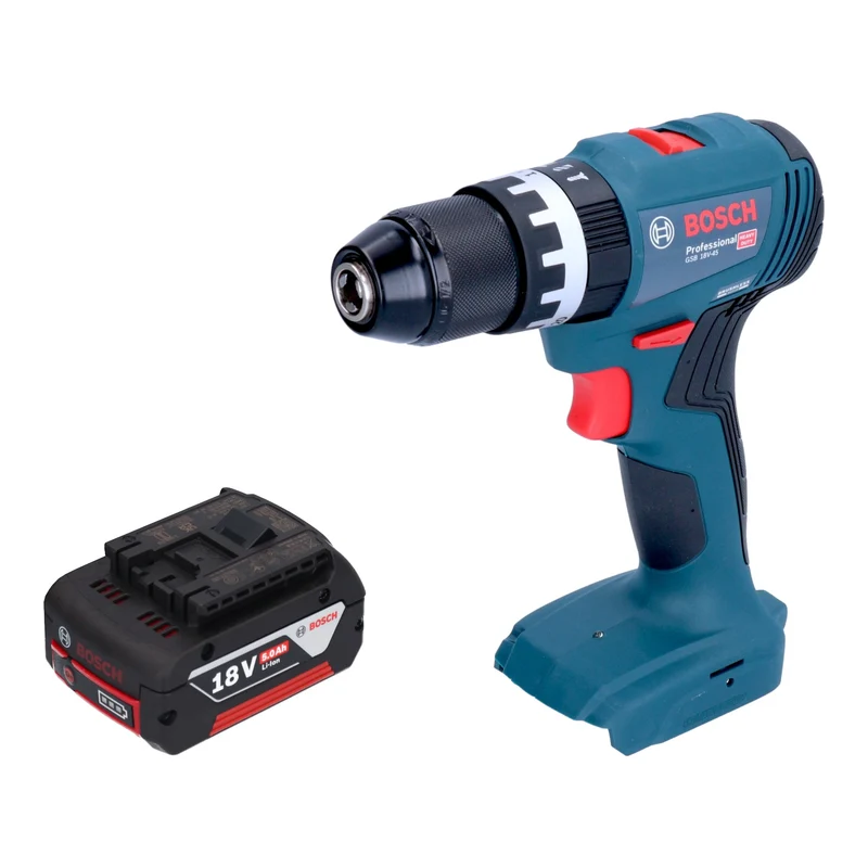 Bosch GSB 18V-45 Professional Akku Schlagbohrschrauber 18 V 45 Nm Brushless + 1x Akku 5,0 Ah - ohne Ladegerät
