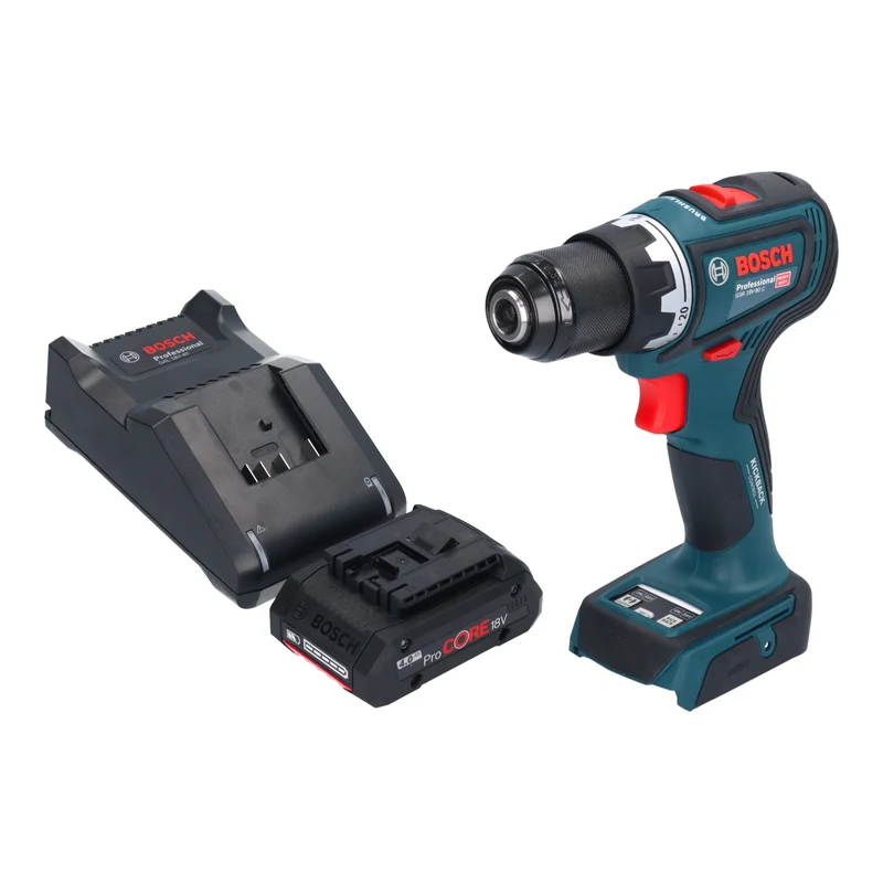 Bosch GSR 18V-90 C Professional Akku Bohrschrauber 18 V 64 Nm Brushless + 1x ProCORE Akku 4,0 Ah + Ladegerät