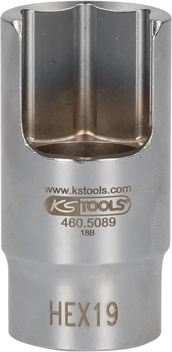 KS TOOLS 3/8" Spezial-Winkel-Rohrverbinder-Stecknuss, 19 mm ( 460.5089 )