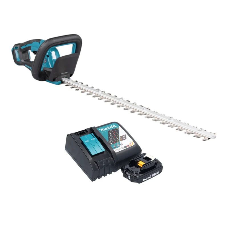 Makita DUH 606 RA Akku Heckenschere 18 V 600 mm Brushless + 1x Akku 2,0 Ah + Ladegerät
