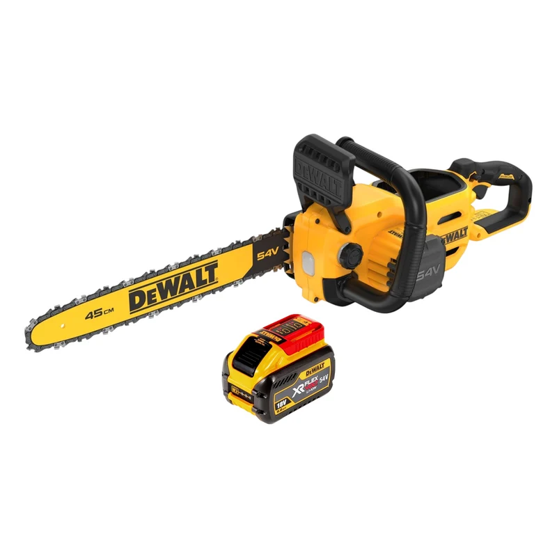 DeWalt DCMCS 574 N Akku Kettensäge 54 V FlexVolt 45 cm Brushless + 1x Akku 9,0 Ah - ohne Ladegerät