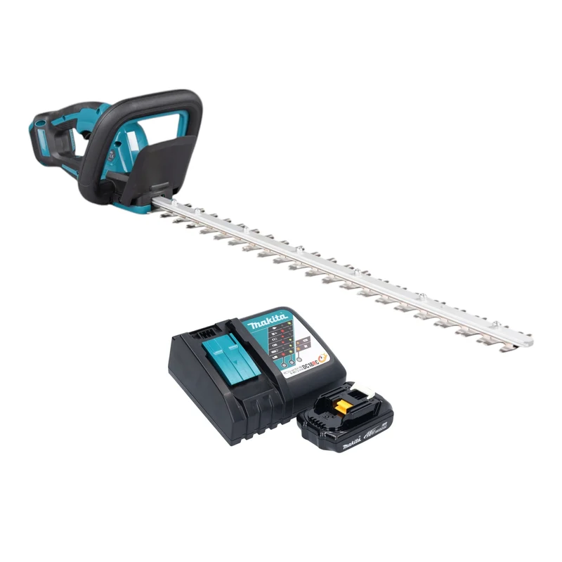 Makita DUH 606 RY Akku Heckenschere 18 V 600 mm Brushless + 1x Akku 1,5 Ah + Ladegerät