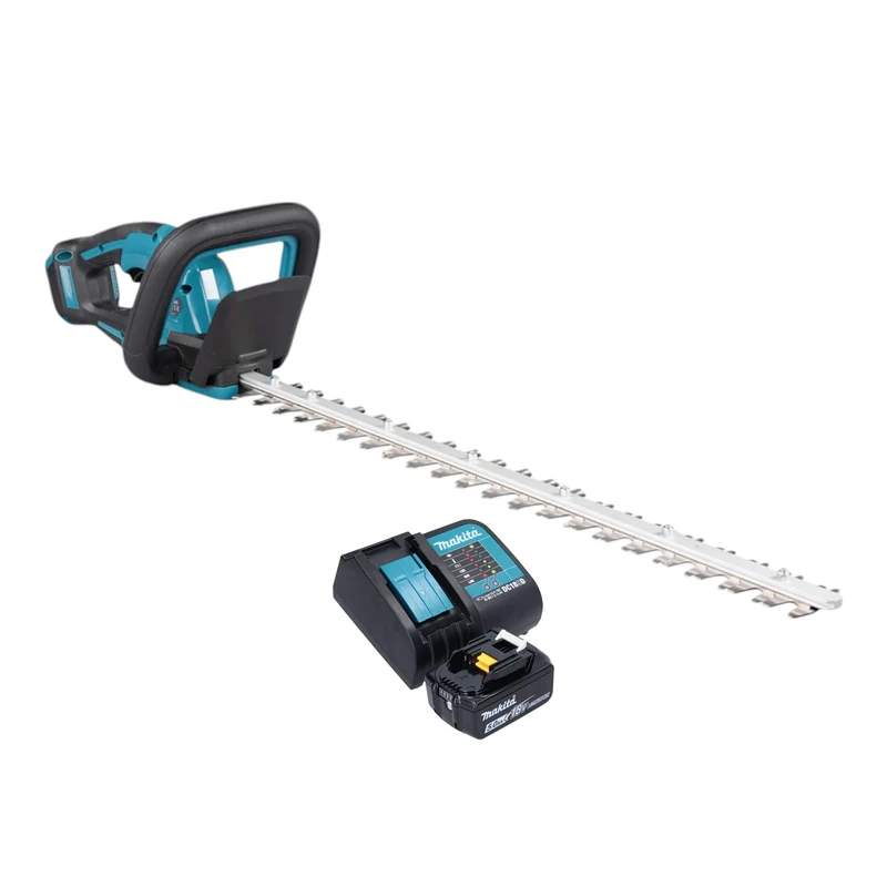 Makita DUH 606 ST Akku Heckenschere 18 V 600 mm Brushless + 1x Akku 5,0 Ah + Ladegerät