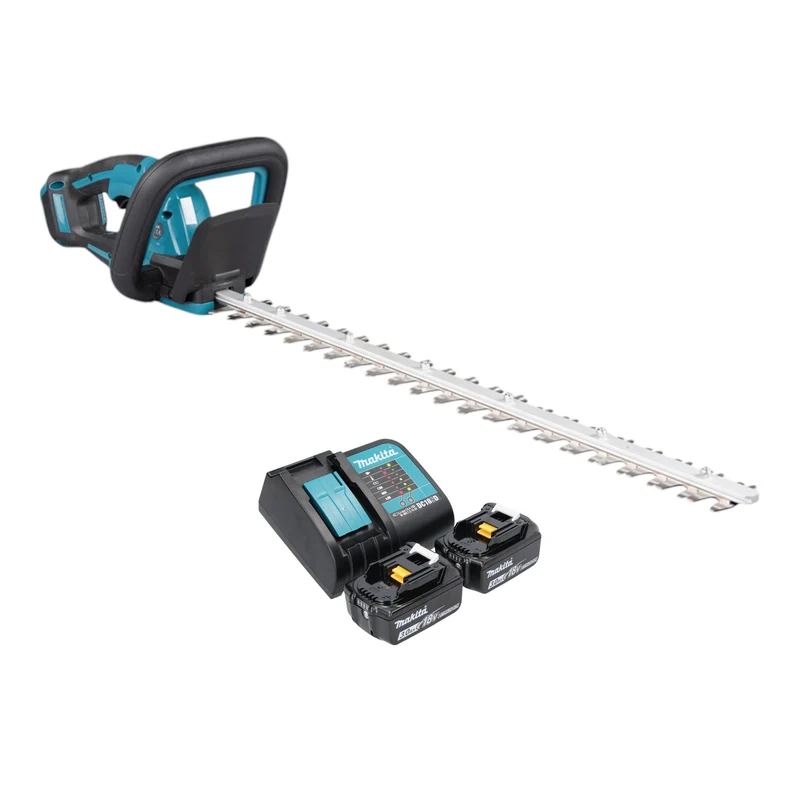 Makita DUH 606 SF2 Akku Heckenschere 18 V 600 mm Brushless + 2x Akku 3,0 Ah + Ladegerät