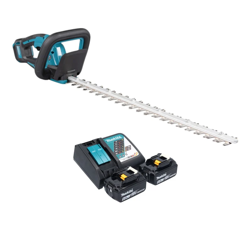 Makita DUH 606 RG2 Akku Heckenschere 18 V 600 mm Brushless + 2x Akku 6,0 Ah + Ladegerät