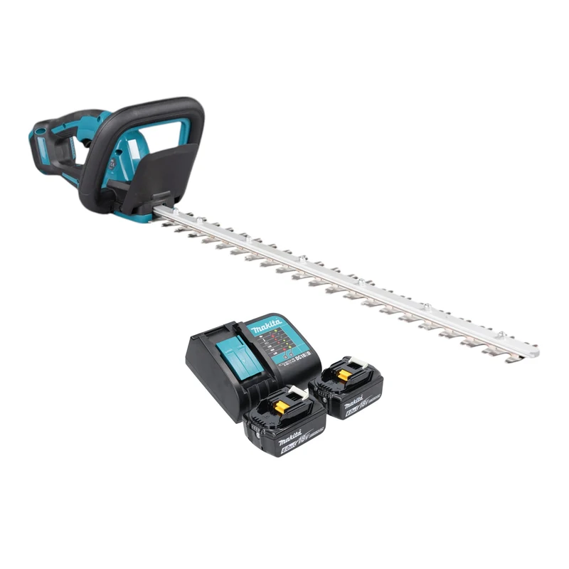 Makita DUH 606 SG2 Akku Heckenschere 18 V 600 mm Brushless + 2x Akku 6,0 Ah + Ladegerät