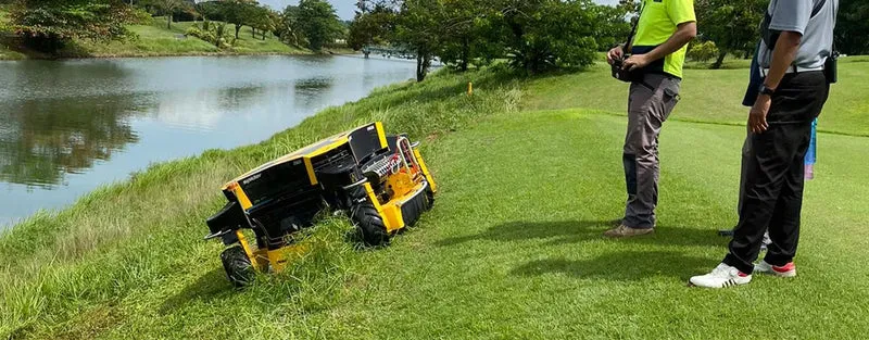 Spider 2SGS Großflächenmäher und Böschungsmäher mit Seilwinde und Schleuderwendung