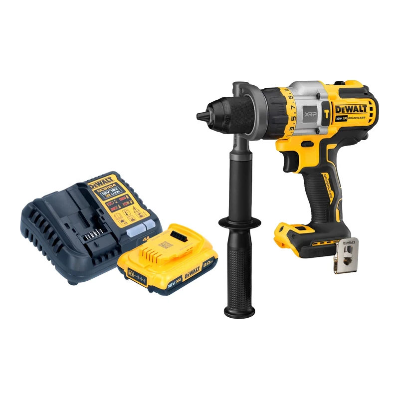 DeWalt DCD 999 D1 Akku Schlagbohrschrauber 18 V 95 Nm Brushless + 1x Akku 2,0 Ah + Ladegerät