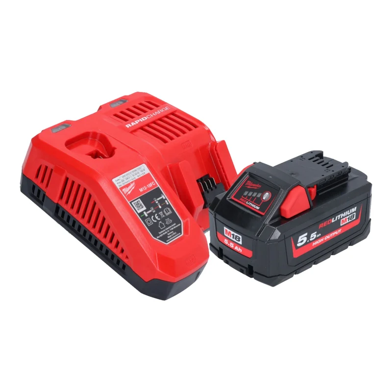 Milwaukee M18 FMT-551 Akku Multitool 18 V Brushless + 1x Akku 5,5 Ah + Ladegerät