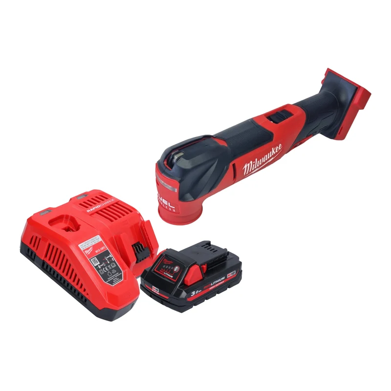 Milwaukee M18 FMT-301 Akku Multitool 18 V Brushless + 1x Akku 3,0 Ah + Ladegerät