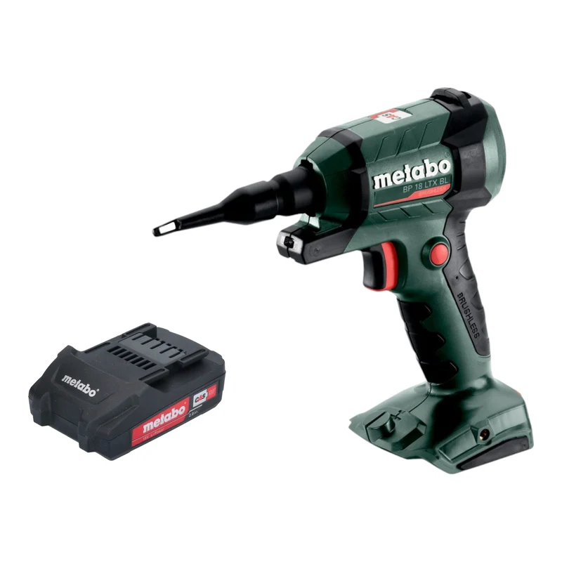 Metabo BP 18 LTX BL Akku Blaspistole 18 V Brushless + 1x Akku 2,0 Ah - ohne Ladegerät