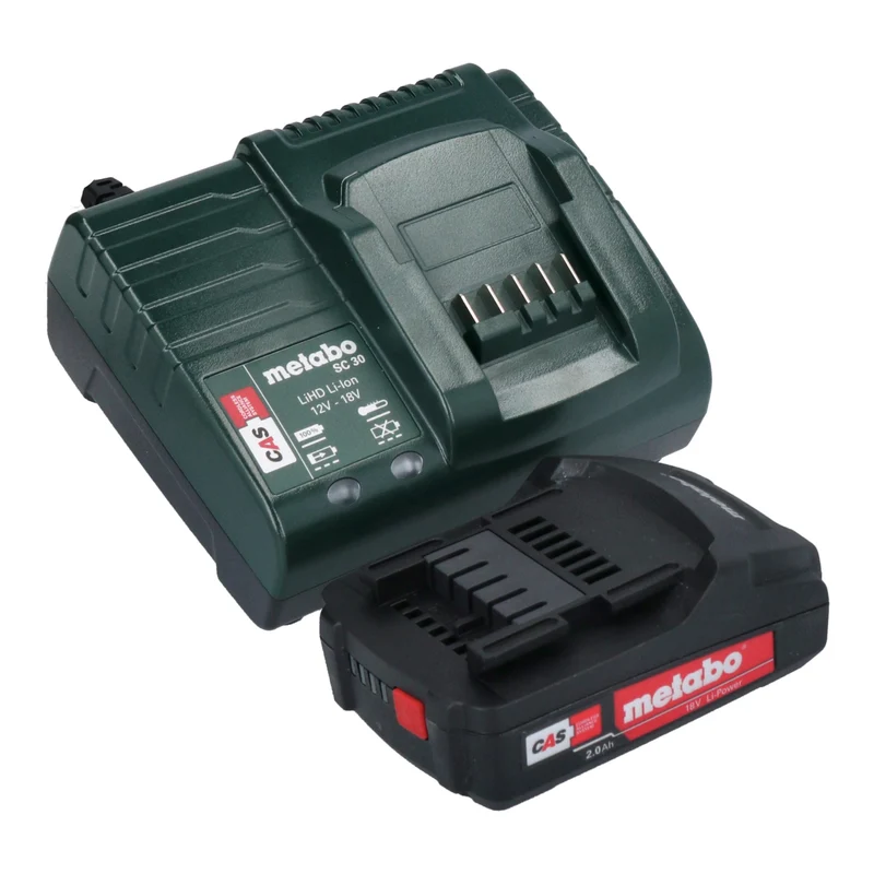 Metabo BP 18 LTX BL Akku Blaspistole 18 V Brushless + 1x Akku 2,0 Ah + Ladegerät