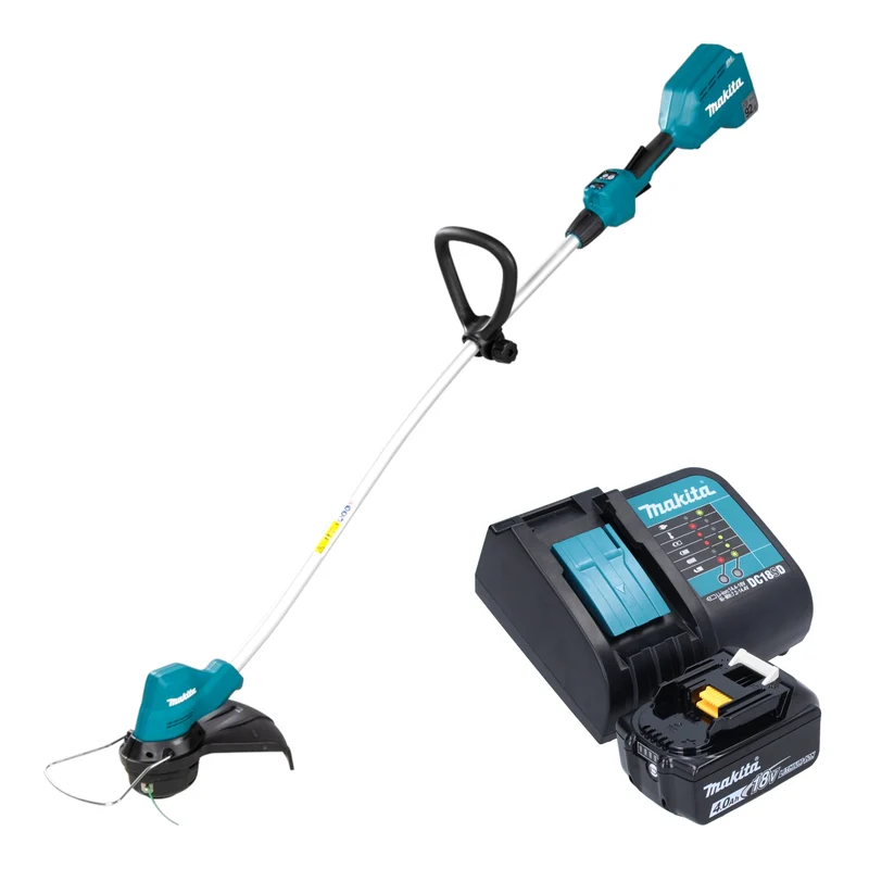 Makita DUR 189 SM Akku Rasentrimmer 18 V 300 mm Brushless + 1x Akku 4,0 Ah + Ladegerät
