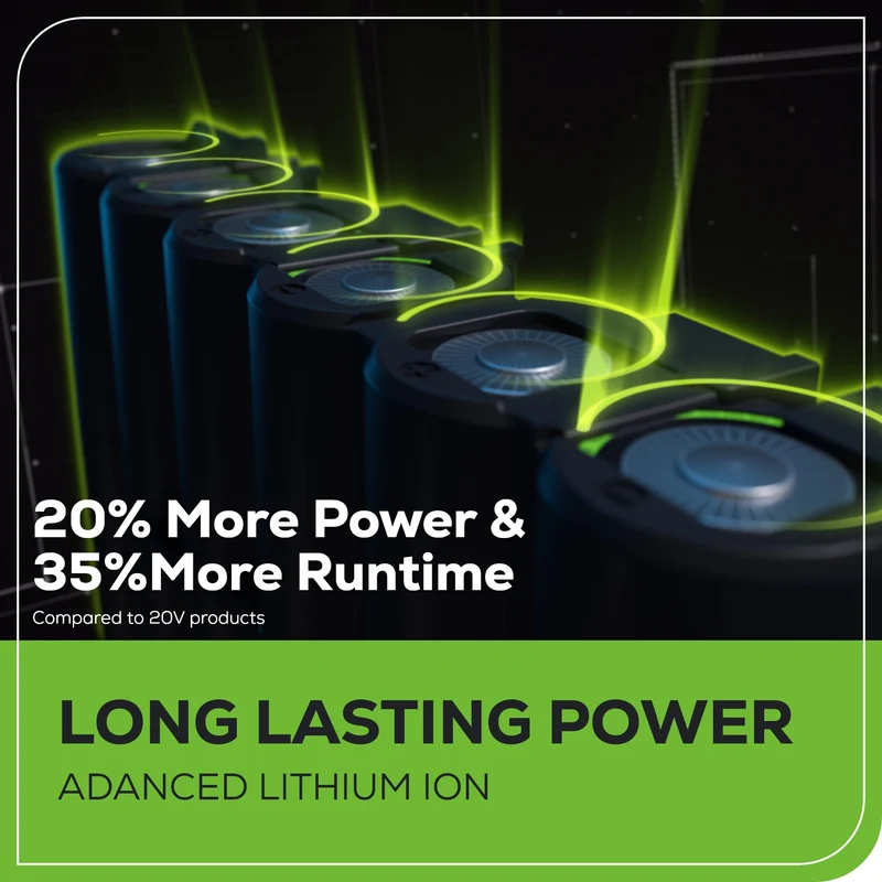24V Cordless Battery 500 Lumen Lantern: 2.0 Ah Battery and Charger