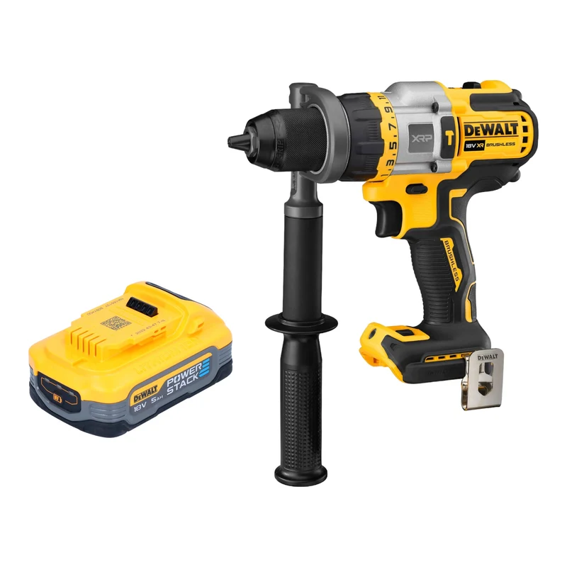 DeWalt DCD 999 N Akku Schlagbohrschrauber 18 V 95 Nm Brushless + 1x Powerstack Akku 5,0 Ah - ohne Ladegerät