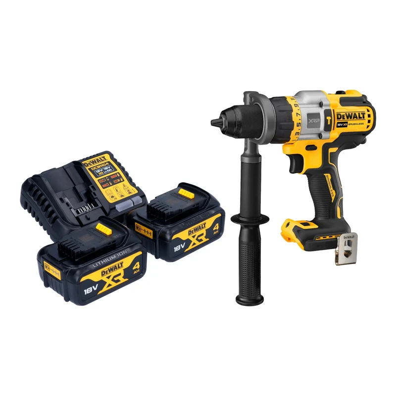 DeWalt DCD 999 M2 Akku Schlagbohrschrauber 18 V 95 Nm Brushless + 2x Akku 4,0 Ah + Ladegerät