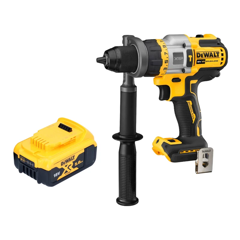 DeWalt DCD 999 N Akku Schlagbohrschrauber 18 V 95 Nm Brushless + 1x Akku 5,0 Ah - ohne Ladegerät