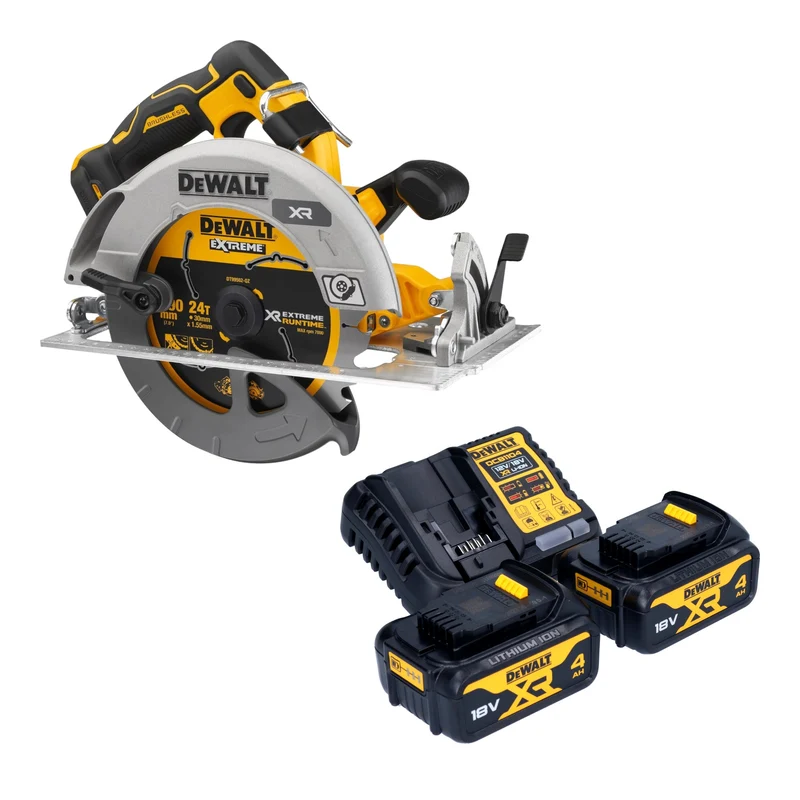 DeWalt DCS 573 M2 Akku Handkreissäge 18 V 190 x 30 mm Brushless + 2x Akku 4,0 Ah + Ladegerät