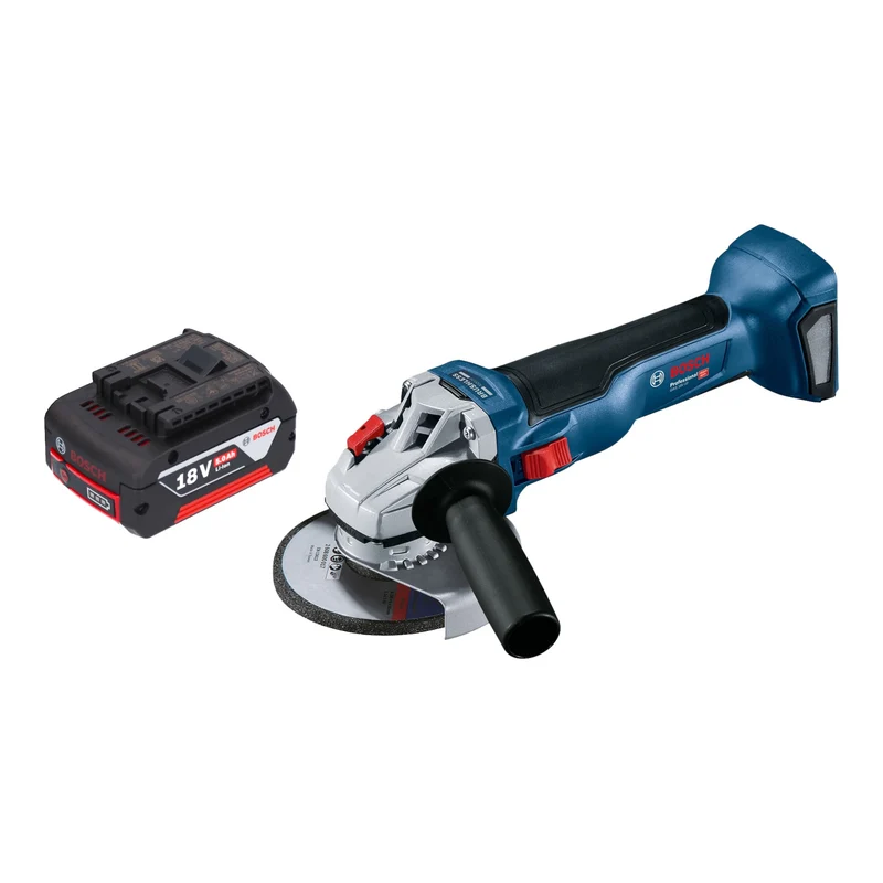 Bosch GWS 18V-10 Professional Akku Winkelschleifer 18 V 125 mm Brushless + 1x Akku 5,0 Ah - ohne Ladegerät
