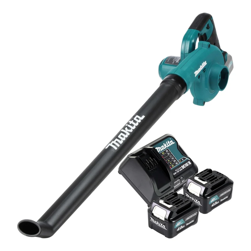Makita UB 101 DSM Akku Gebläse 12 V max. + 2x Akku 4,0 Ah + Ladegerät