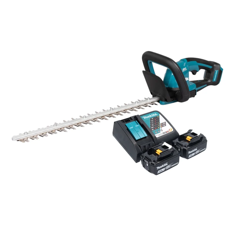 Makita DUH 506 RF2 Akku Heckenschere 18 V 50 cm Brushless + 2x Akku 3,0 Ah + Ladegerät