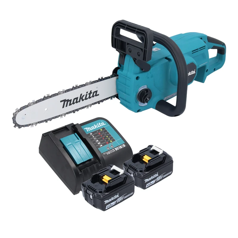 Makita DUC 307 SM2X3 Akku Kettensäge 18 V 30 cm Brushless + 2x Akku 4,0 Ah + Ladegerät