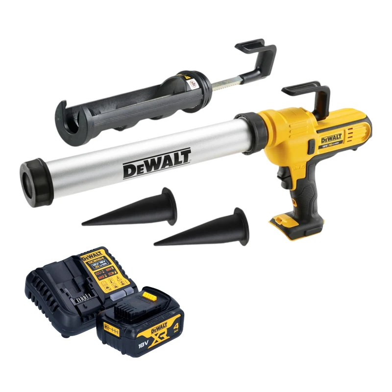 DeWalt DCE 581 M1K Akku Kartuschenpistole 18 V 310 ml + 1x Akku 4,0 Ah + Ladegerät + Koffer