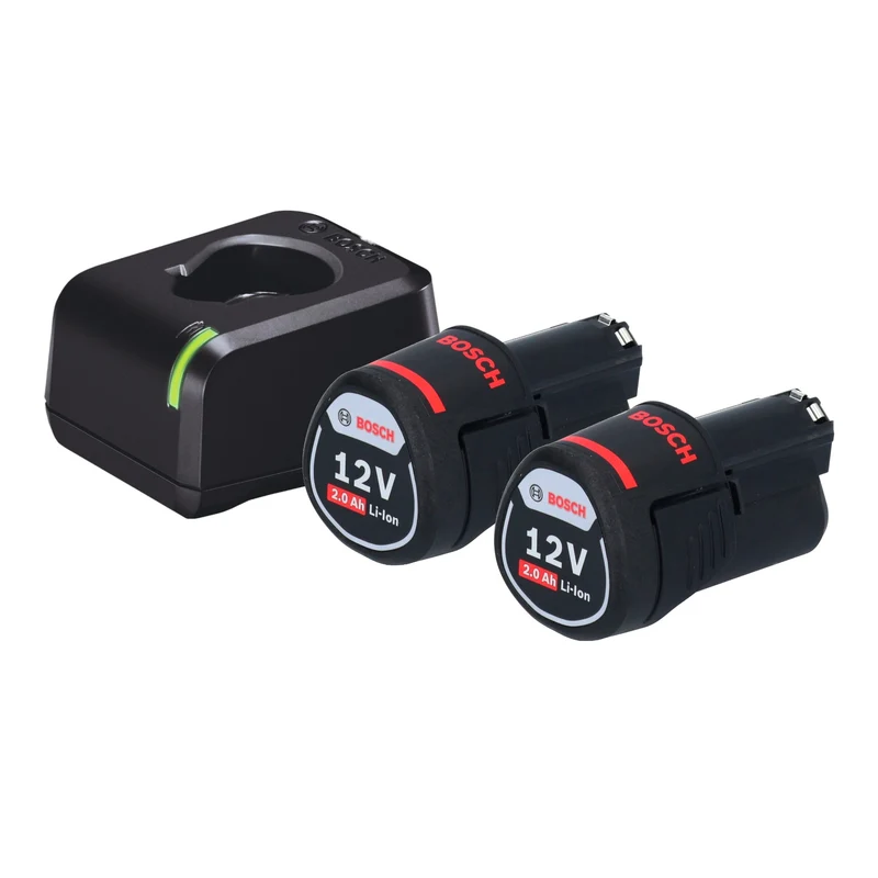 Bosch GSR 12V-32 FC Akku Bohrschrauber 12 V 31 Nm Brushless + 2x Akku 2,0 Ah + Ladegerät + L-Boxx