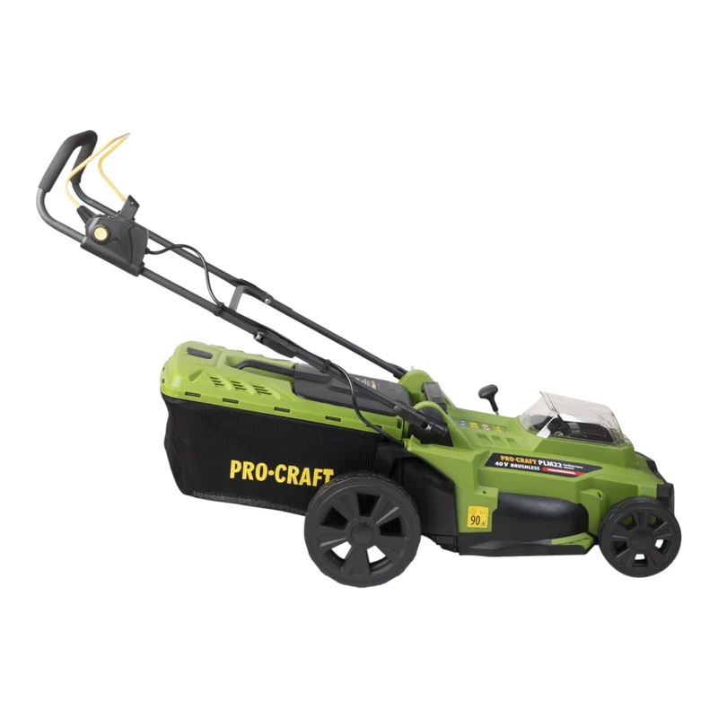 Procraft PLM22bb Akku Rasenmäher 40 V ( 2x 20 V ) 430 mm Brushless + 4x Akku 8,0 Ah + Ladegerät
