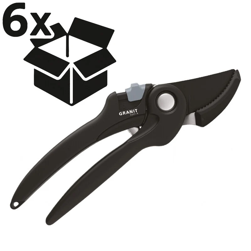 GRANIT BLACK EDITION VPE6 Amboss-Handschere – 208 mm