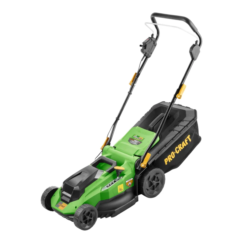 Procraft PLM21bb Akku Rasenmäher 40 V ( 2x 20 V ) 380 mm Brushless + 4x Akku 4,0 Ah + Ladegerät
