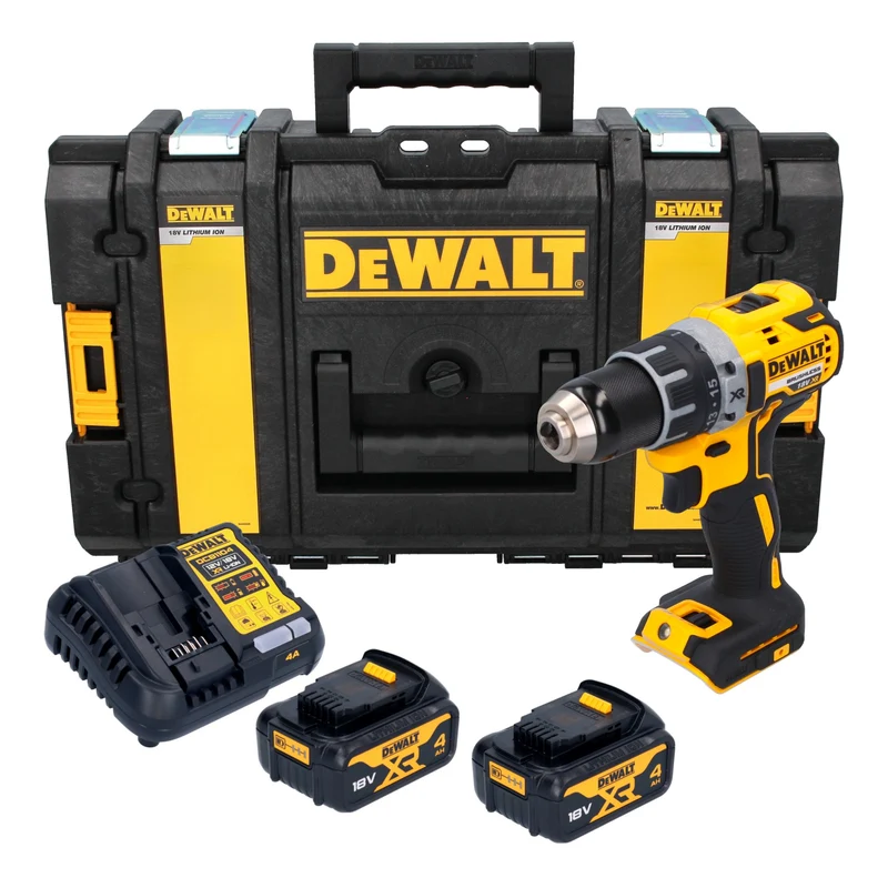 DeWalt DCD 791 M2 Akku Bohrschrauber 18 V 70 Nm Brushless + 2x Akku 4,0 Ah + Ladegerät + Tough Box