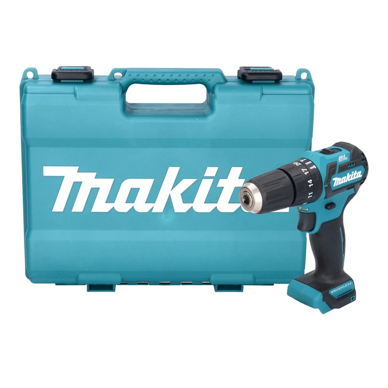 Makita HP 332 DZE Akku Schlagbohrschrauber 12 V max. 35 Nm Brushless + Koffer - ohne Akku, ohne Ladegerät