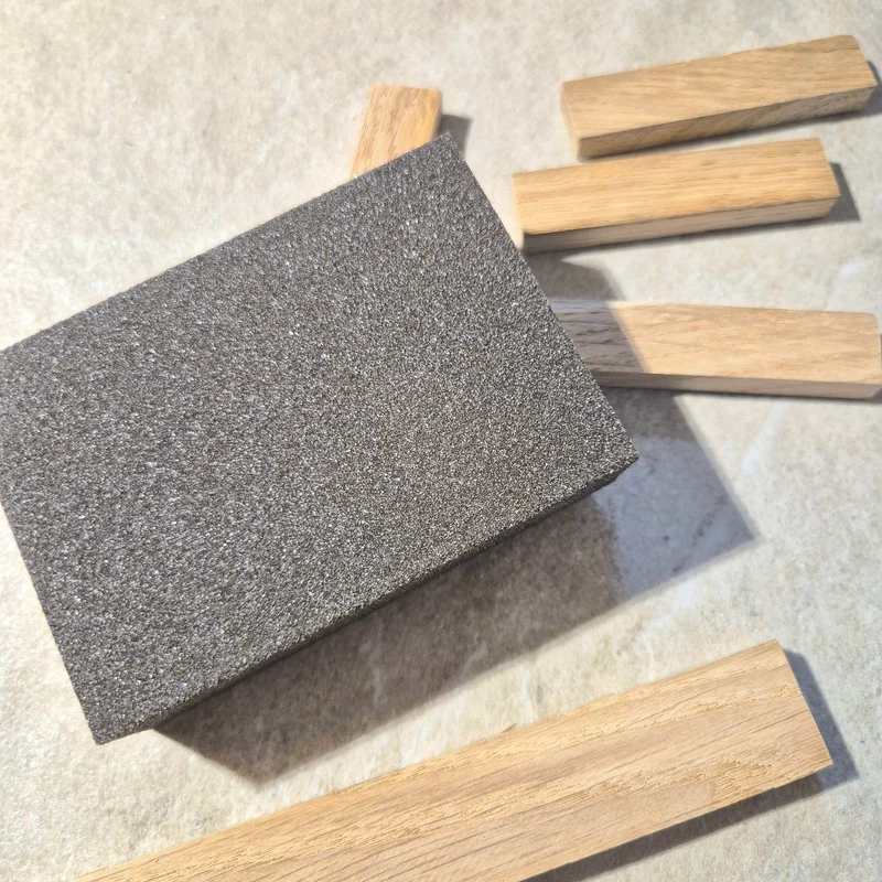 Schleifschwamm P100 - Ideal für Holz Ecken und Kanten schleifen