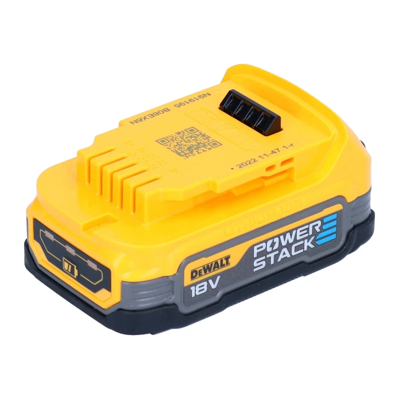 DeWalt DCB 1104 E2T Akku Starter Set 18 V mit 2x Powerstack Akku 1,7 Ah + DCB 1104 Ladegerät + TSTAK