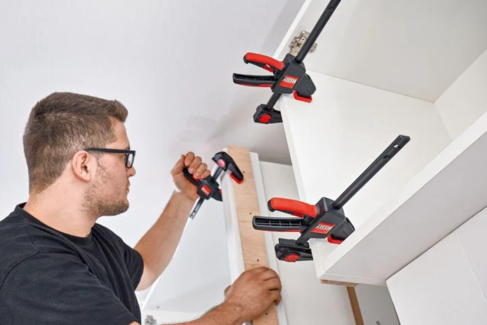 Bessey Einhandtischzwinge EZR ( 4000831639 ) Spannweite 150 mm Spreizweite 120 - 310 mm