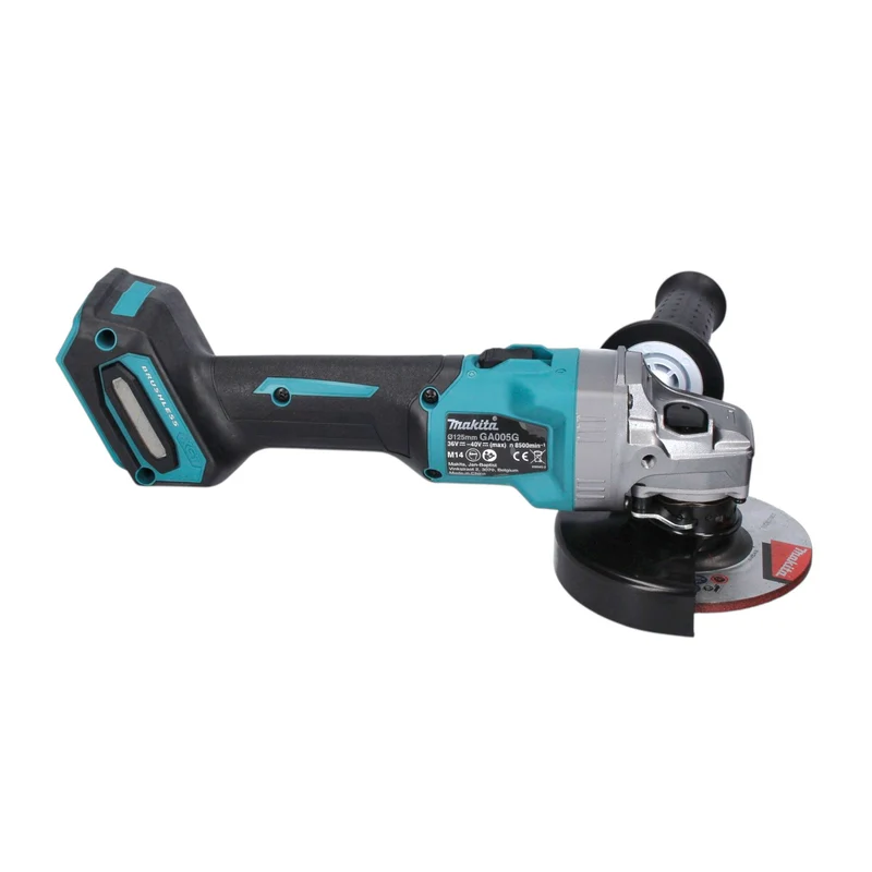 Makita GA 005 GU101 Akku Winkelschleifer 40 V max. 125 mm Brushless XGT + 1x Akku 4,0 Ah + Ladegerät