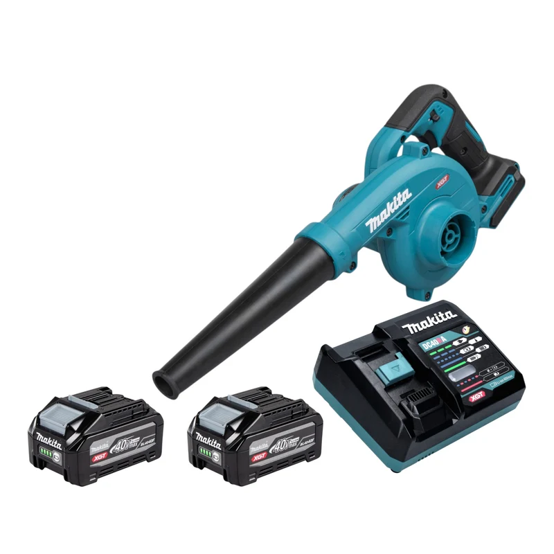 Makita UB 002 GU201 Akku Gebläse 40 V max. + 2x Akku 4,0 Ah + Ladegerät